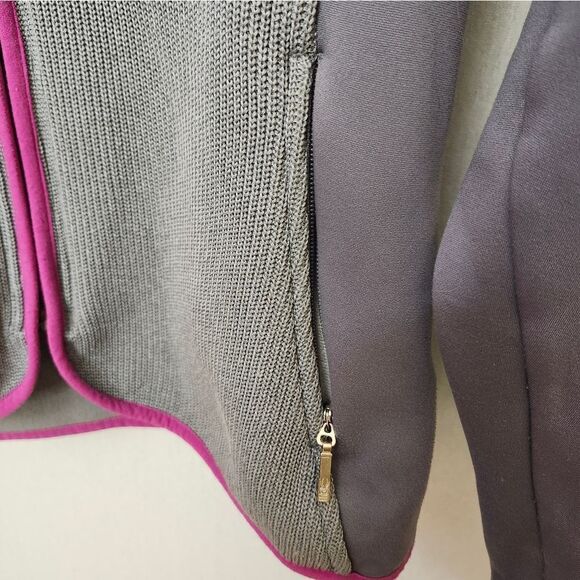 Spyder women's full-zip hooded sweater fleece-lined jacket Size LG - Picture 3 of 12